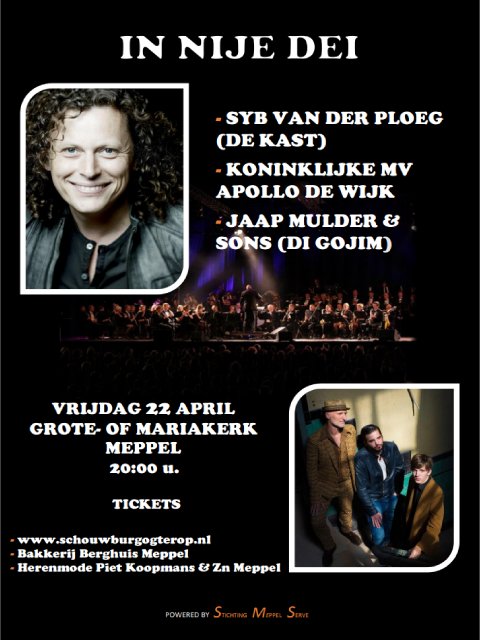 In nije dei concert met Syb vd Ploeg